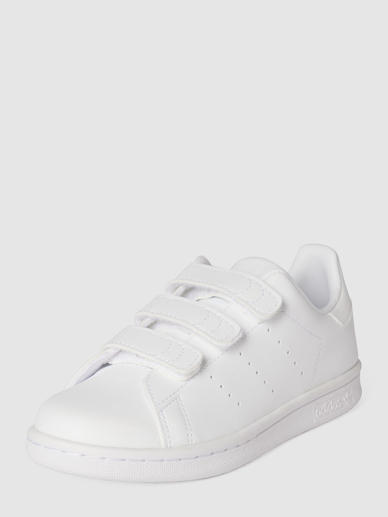 Sneaker mit Label-Details Modell 'STAN SMITH J' in weiß
