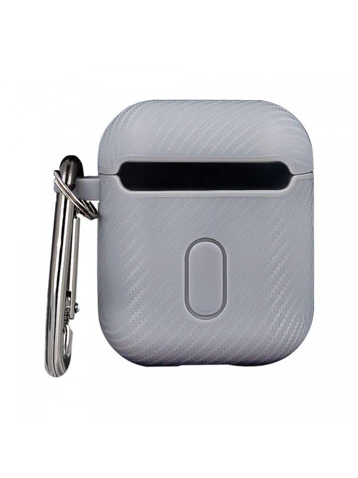 COFI 1453 Kopfhörerhülle Carbon Etui kompatibel mit AirPods in Schwarz günstig kaufen onesize