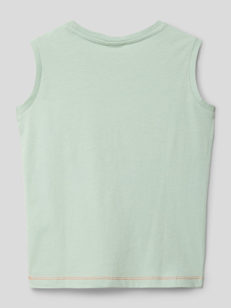 Tanktop mit Motiv-Print in lindgrün