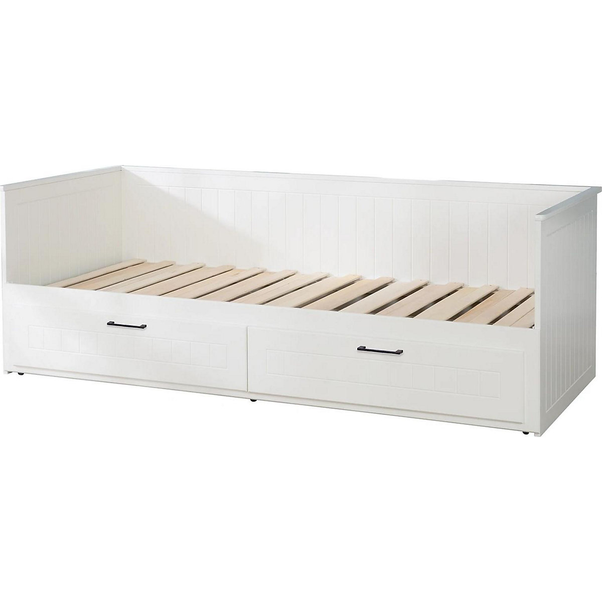 Tagesbett, 90x200 cm, umbaubar bis 180x200 cm Sylt mit 2 Schubladen