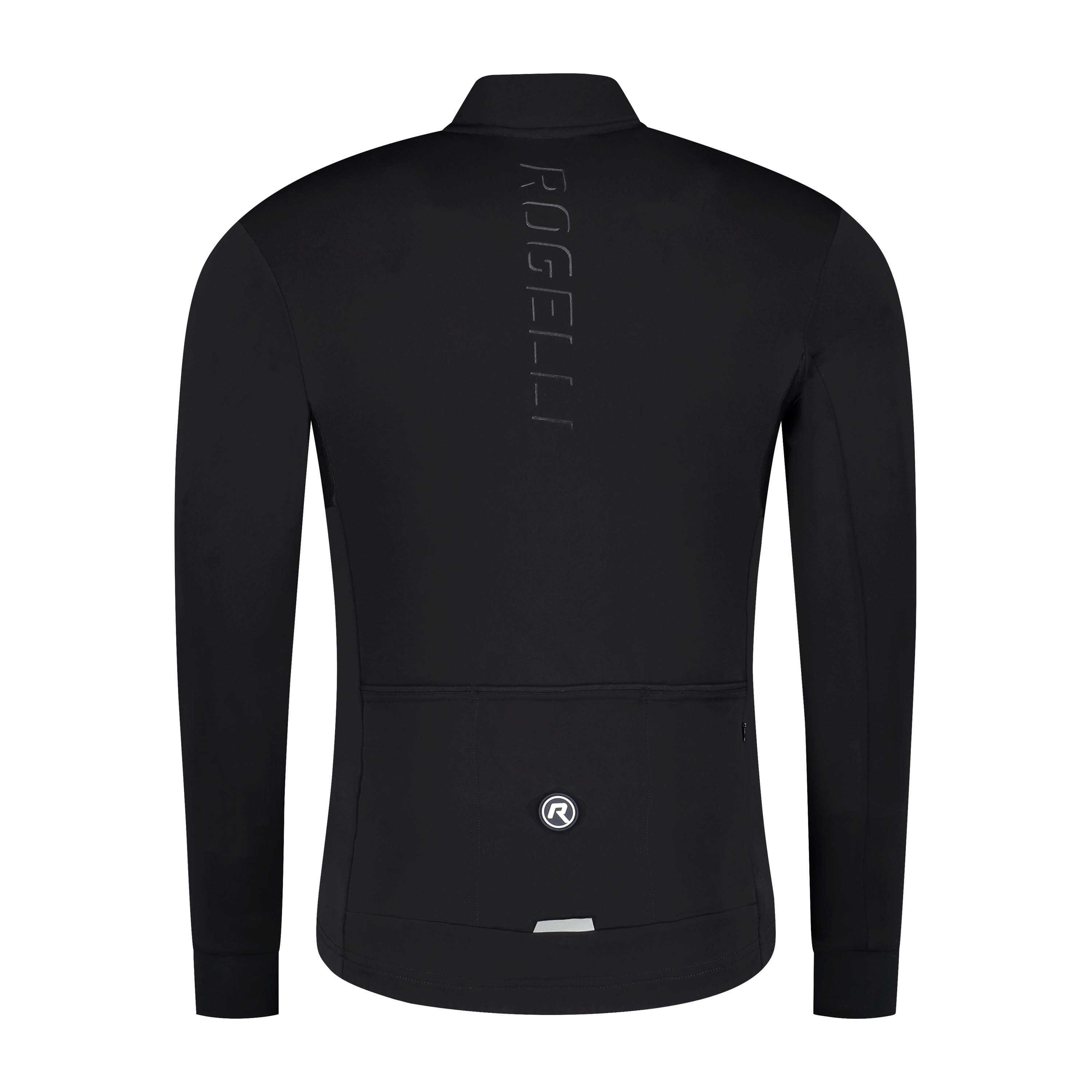 Rogelli Distance Schwarz Herren Radtrikot Langarm