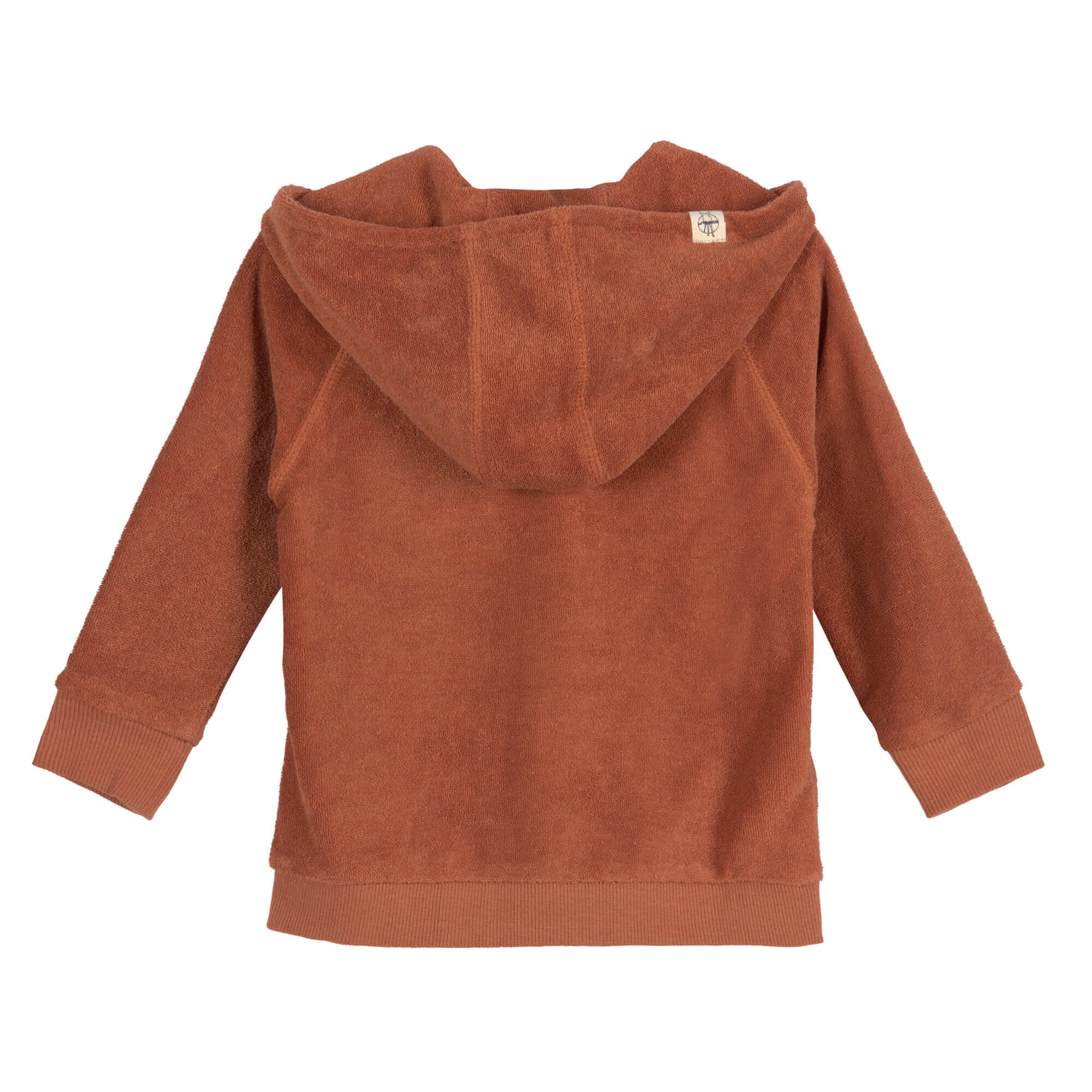 Frottee Jacke Kinder, Rostrot