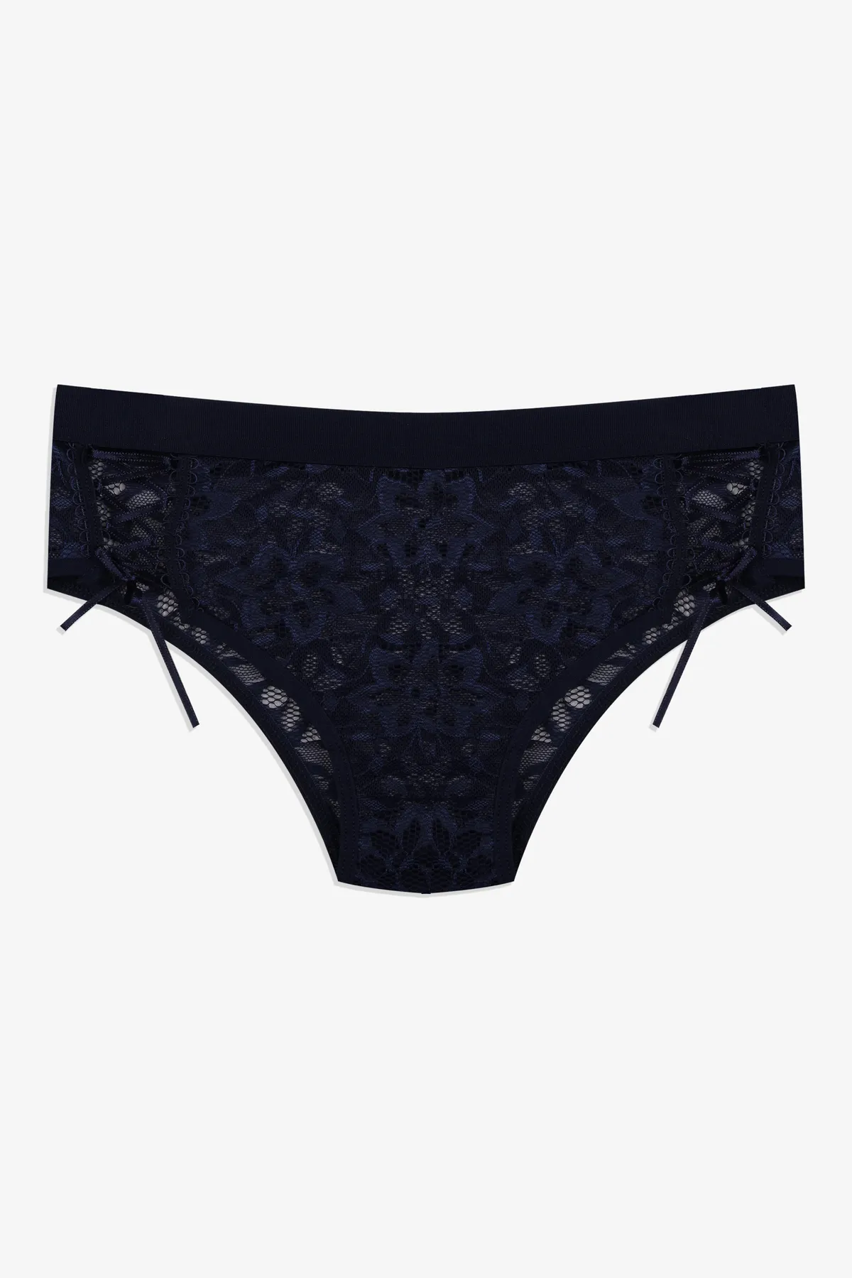 koza iç giyim  3-teiliger Low-Cut-Höschen mit seitlicher Spitze für Damen