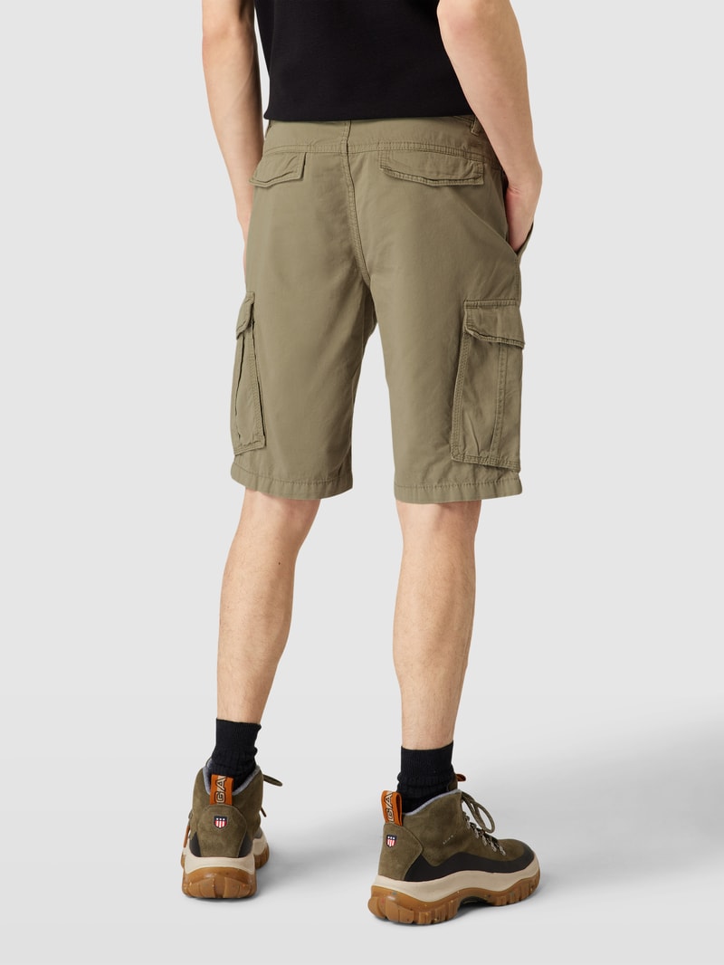 Shorts mit Cargotaschen in khaki