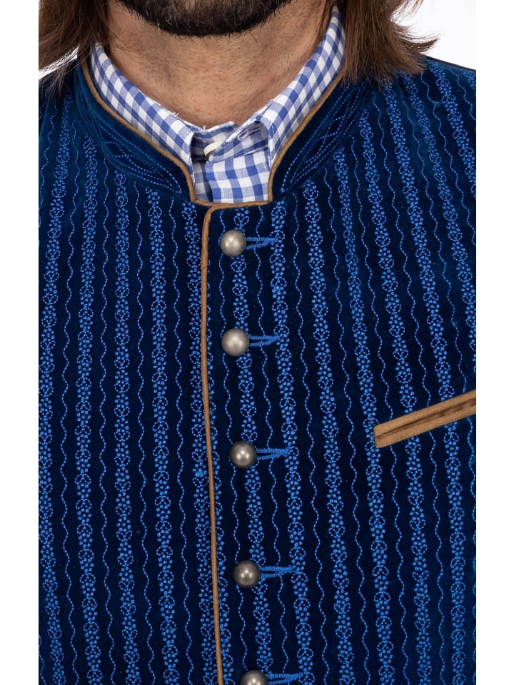 MADDOX Samtweste EDGAR in blau günstig kaufen
