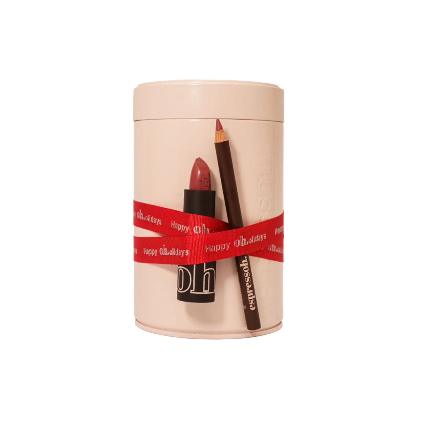 Oh.olidays Creamy Rose Lips Set - Makeupsæt, Læbestift