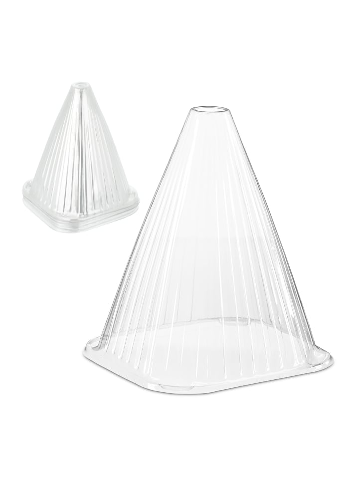 relaxdays 10 x Pflanzenhut in Transparent - (B)19 x (H)22 x (T)19 cm günstig kaufen onesize