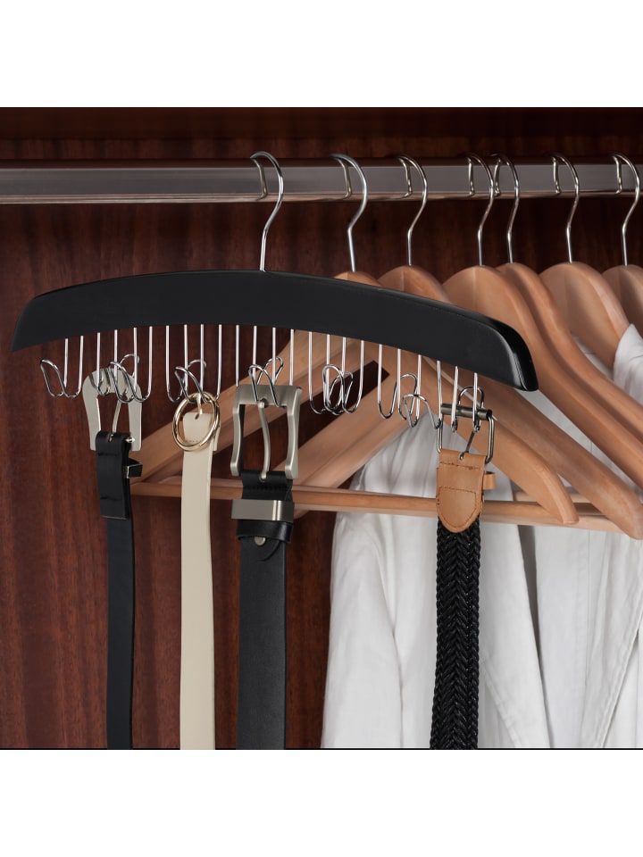 relaxdays Gürtelhalter in Schwarz günstig kaufen onesize