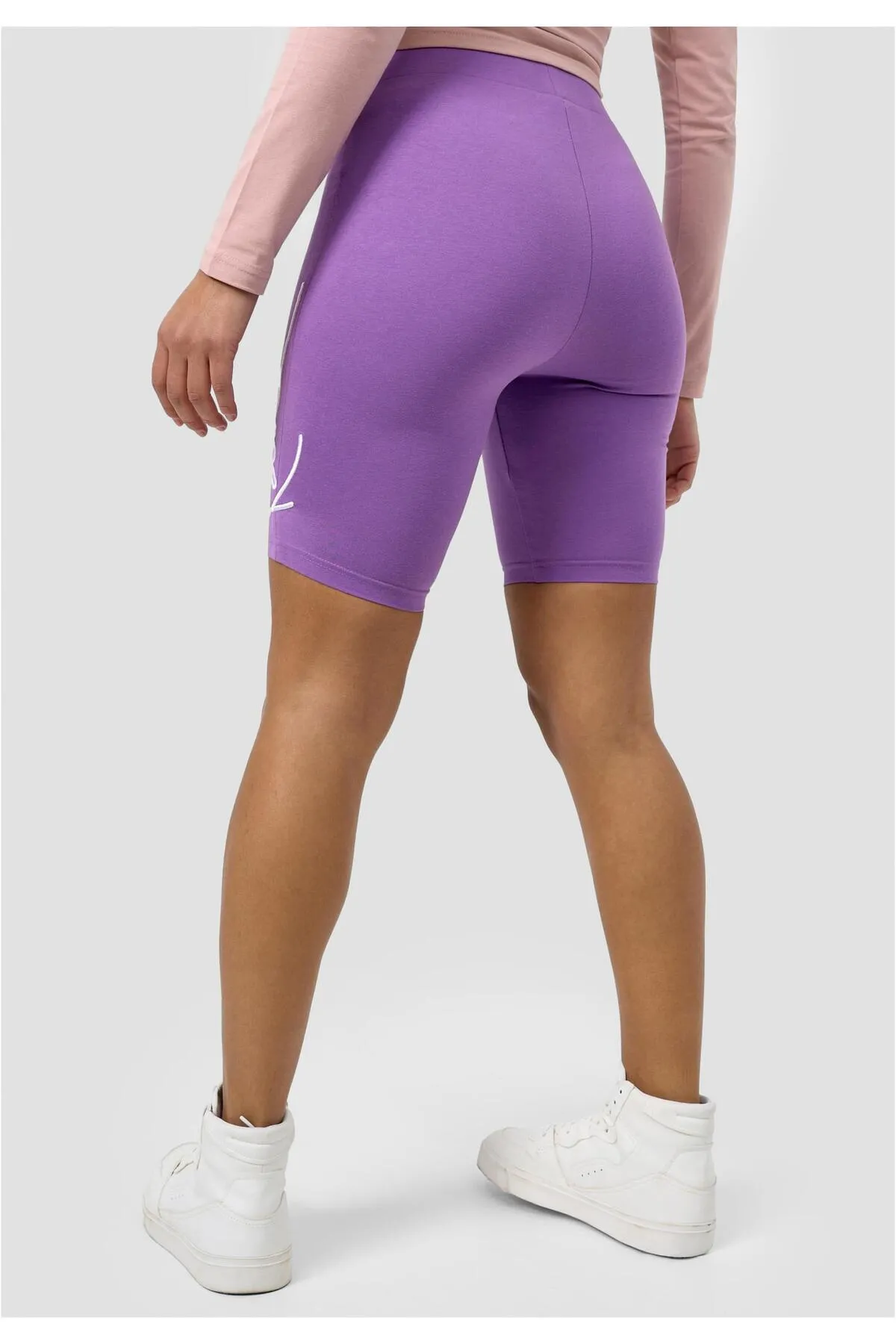 KARL KANI  Kurze Sporthose - Lila - Mittlerer Bund