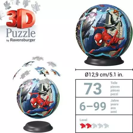 3D Puzzle Ball Spiderman