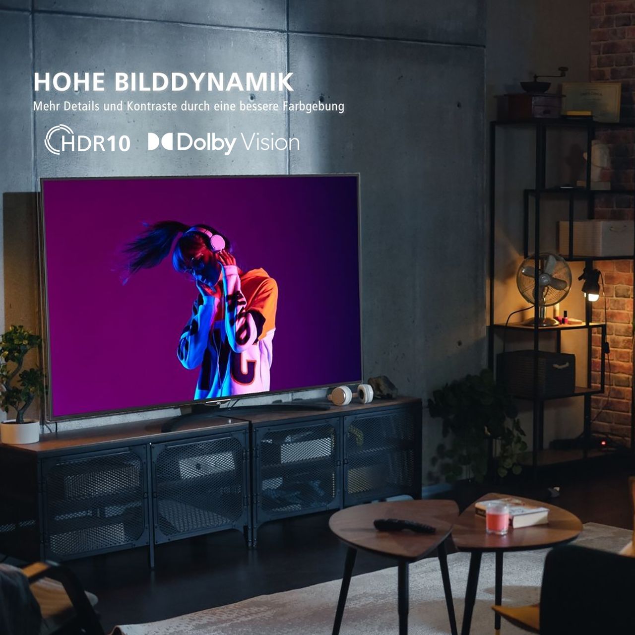 JVC LT-43VU3455 43 Zoll / Smart TV (4K UHD, HDR Dolby Vision, Dolby Atmos, Triple Tuner)