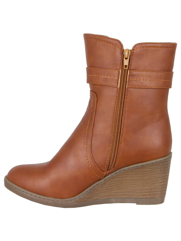 Loveness Winterstiefelette Uni in Braun günstig kaufen