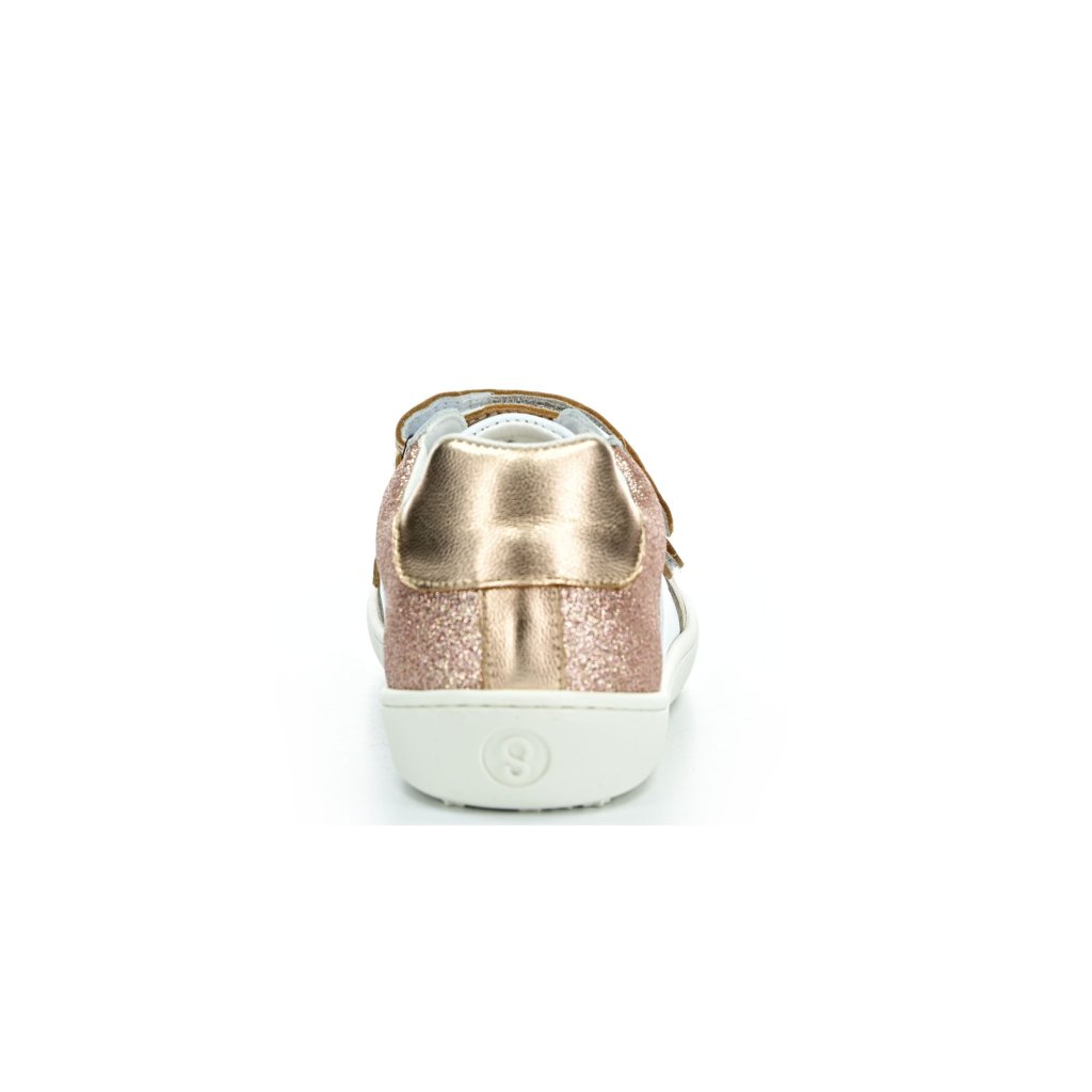 Shapen Charm Mini Rose Gold Leather Barfußsneakers