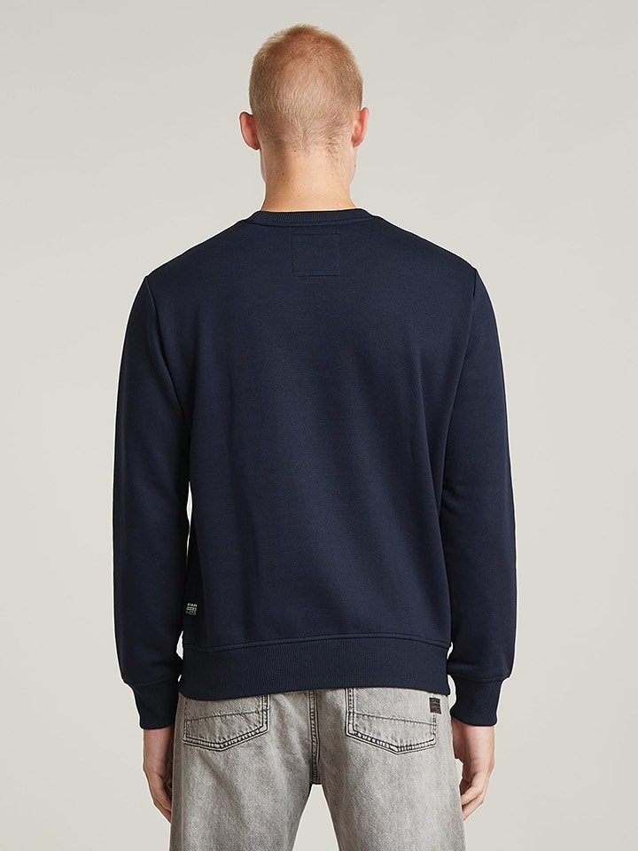 G-Star Sweatshirt in Dunkelblau günstig kaufen