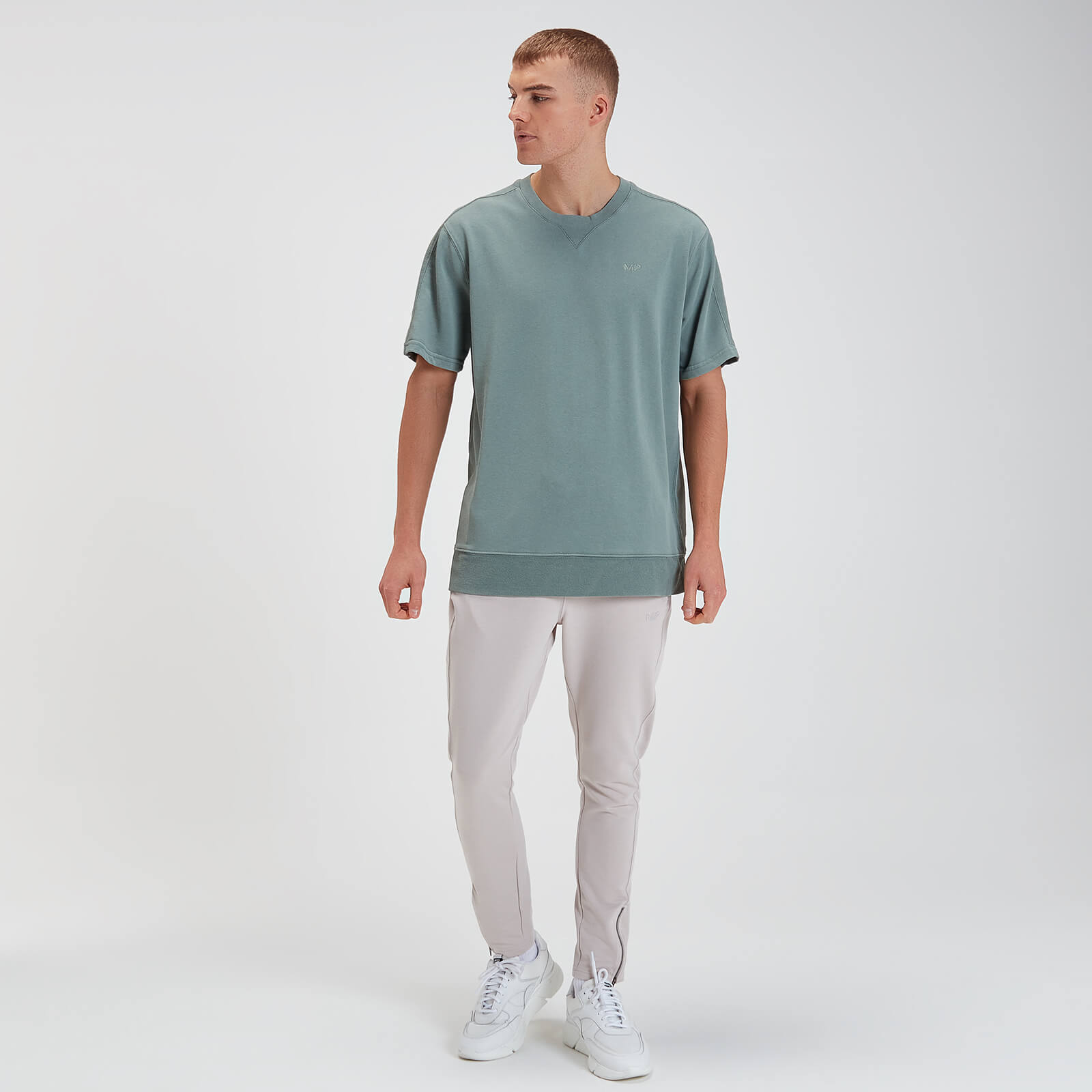 T-shirt à manches courtes MP Rest Day pour hommes – Vert cactus