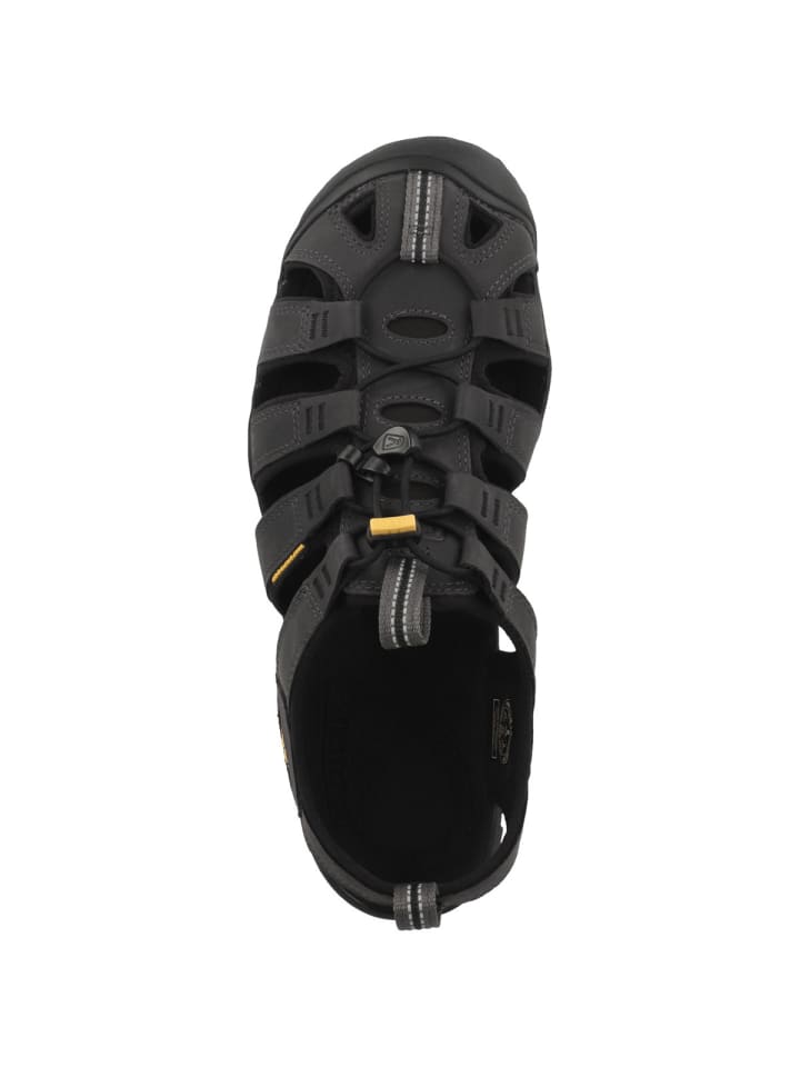 Keen Sandale Clearwater CNX Leather in grau günstig kaufen