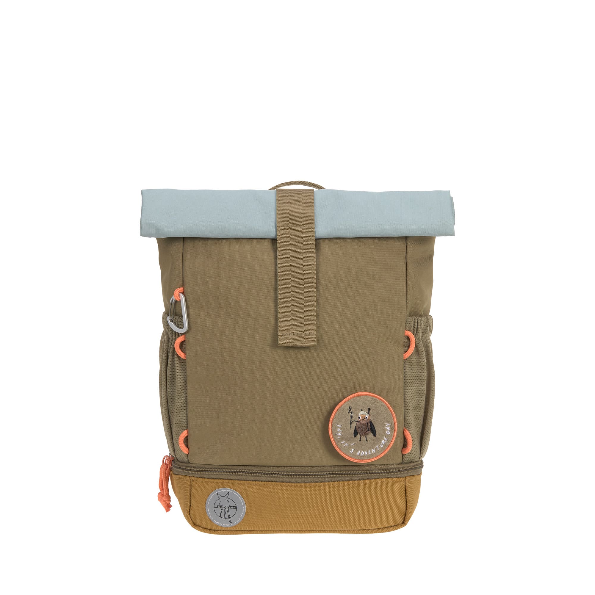 Kindergartenrucksack Rolltop - Nature, Oliv