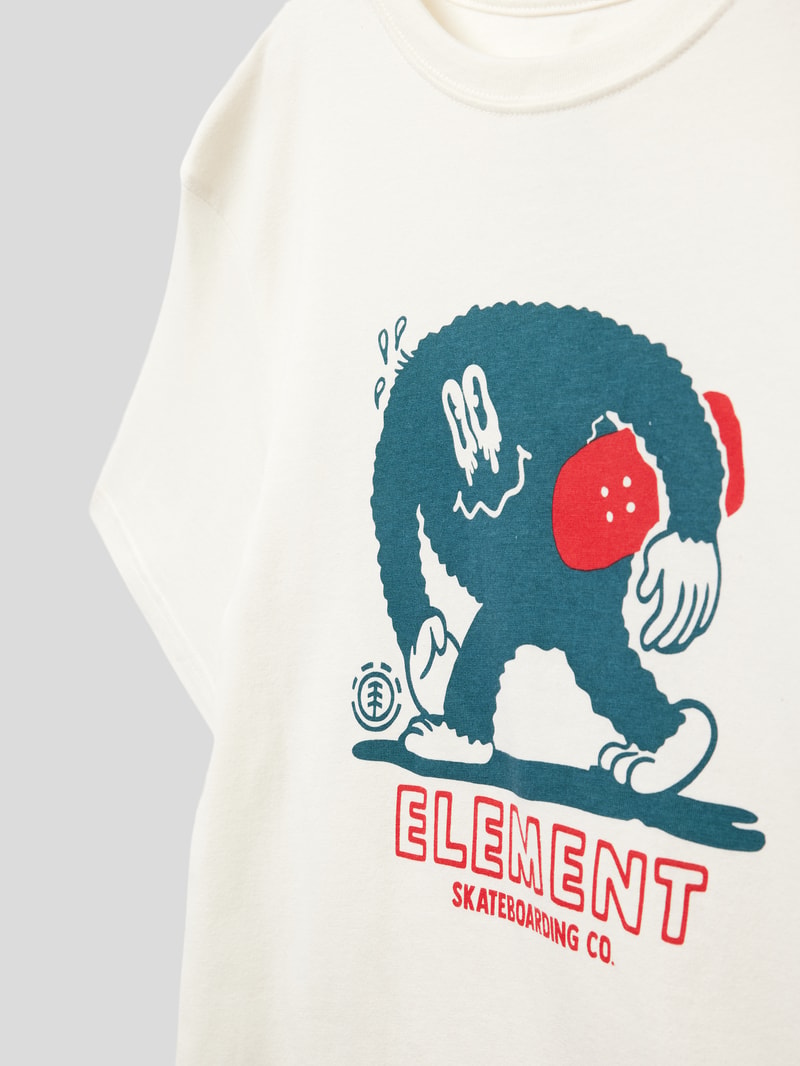 T-Shirt mit Motiv-Print Modell 'GORILLA' in offwhite