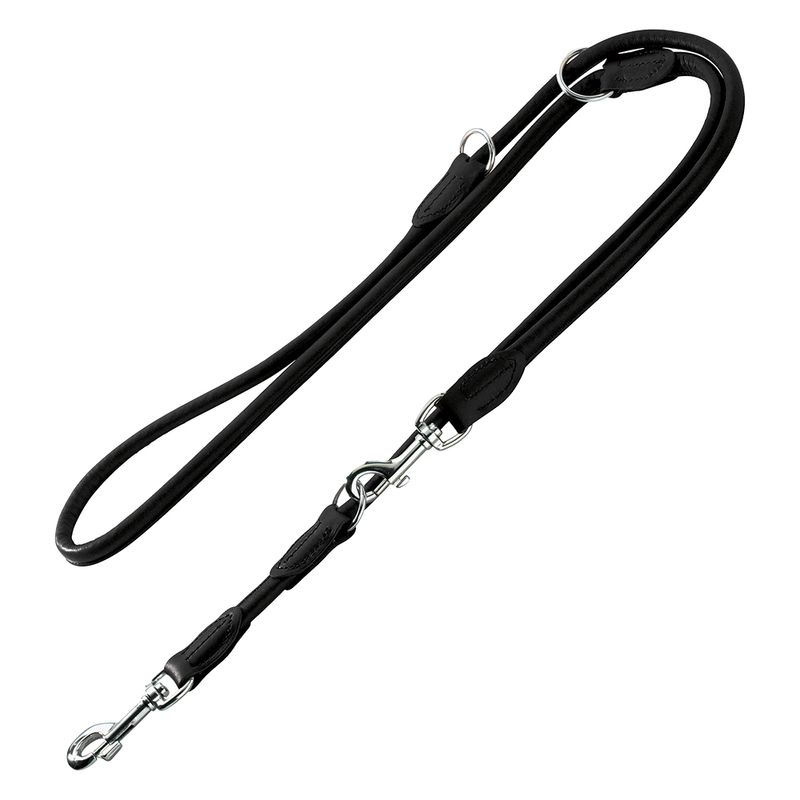 HUNTER Hundeleine Round & Soft Elk - schwarz zu TOP-Preisen