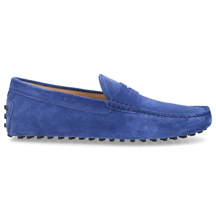 Tod's - Mokassins GOMMINO Veloursleder - blau