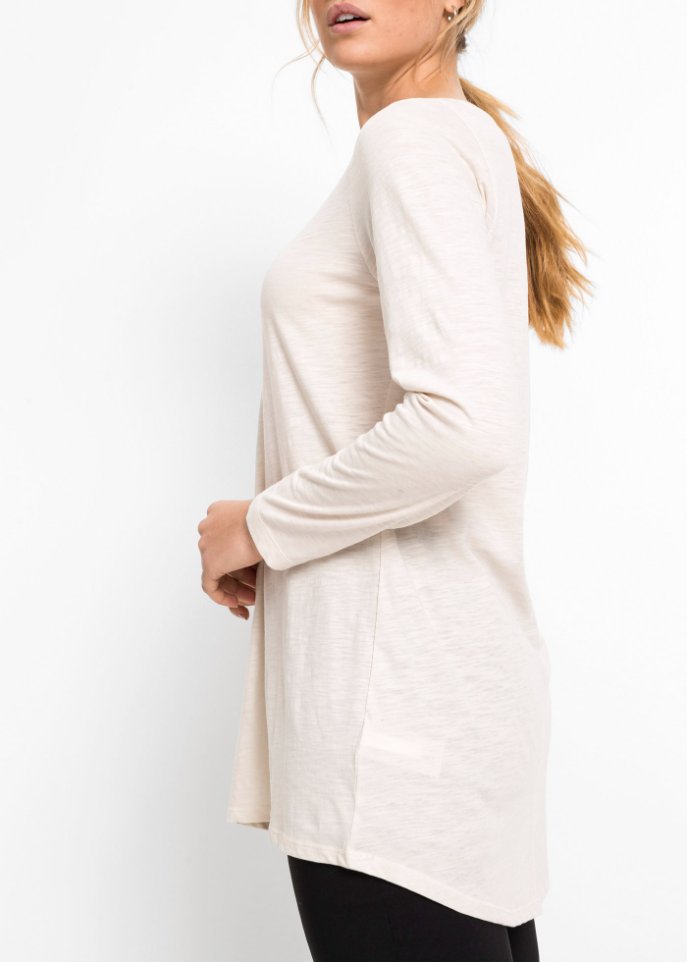 Langarmshirt mit Rundhalsausschnitt
