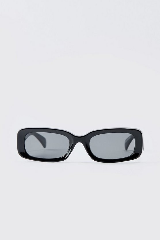 Klobig eckige Plastik-Sonnenbrille