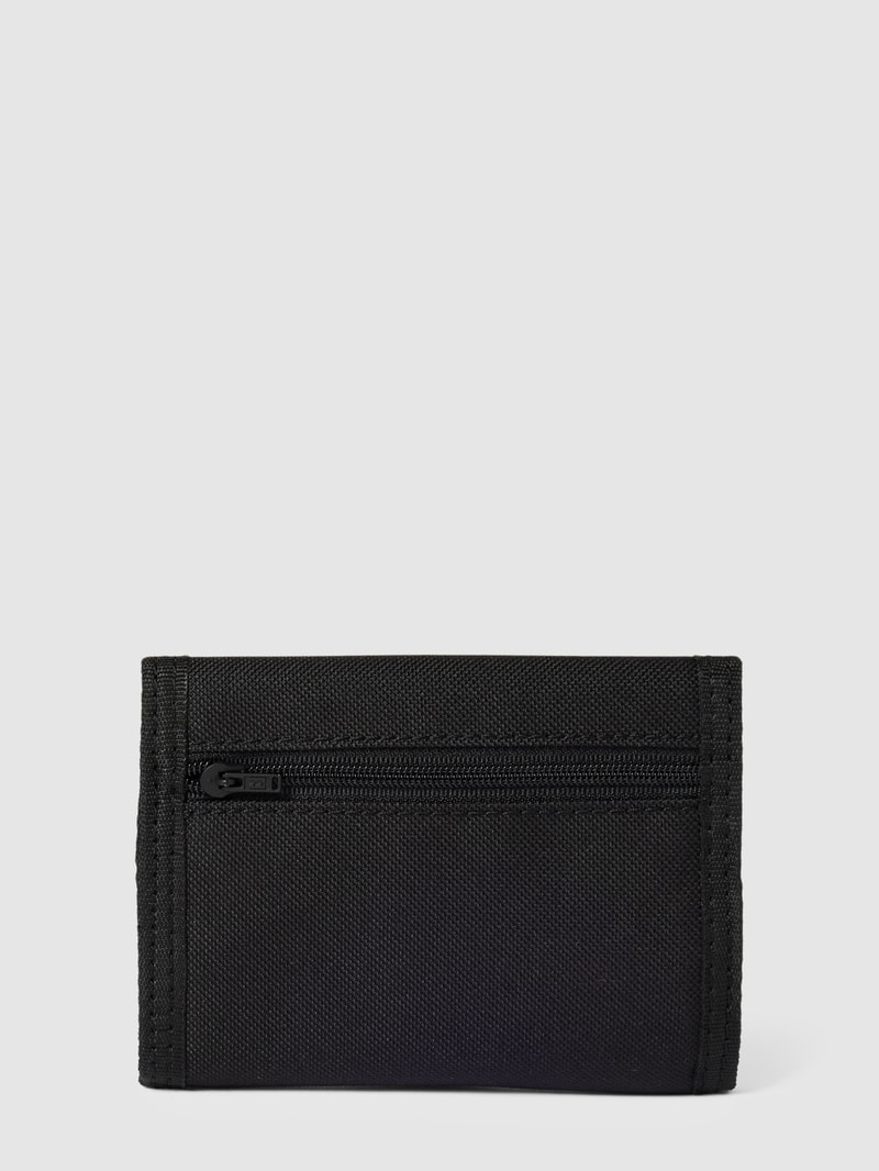 Portemonnaie mit Label-Details Modell 'TRIBONG LITE' in schwarz
