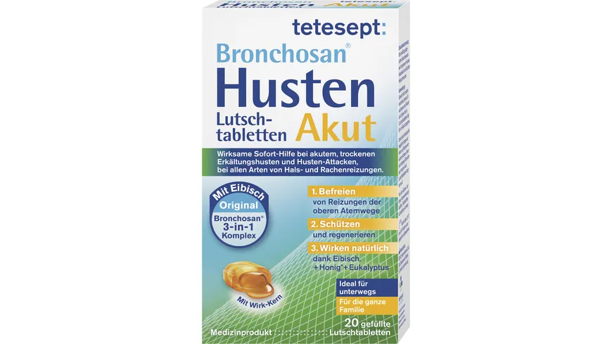 tetesept Bronchosan® Husten Akut Lutschtabletten