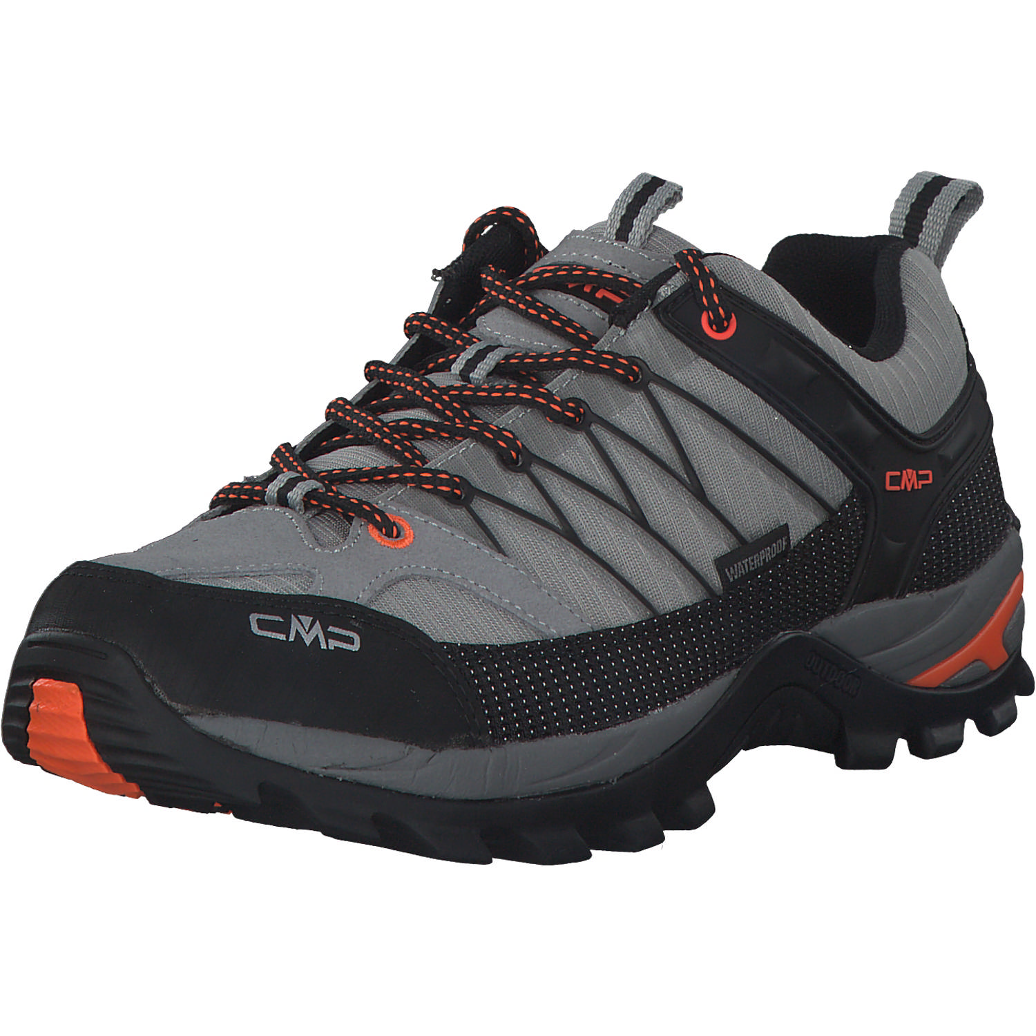 CMP Rigel Low WP 3Q54457, Trekkingschuhe, Herren, cemento-nero