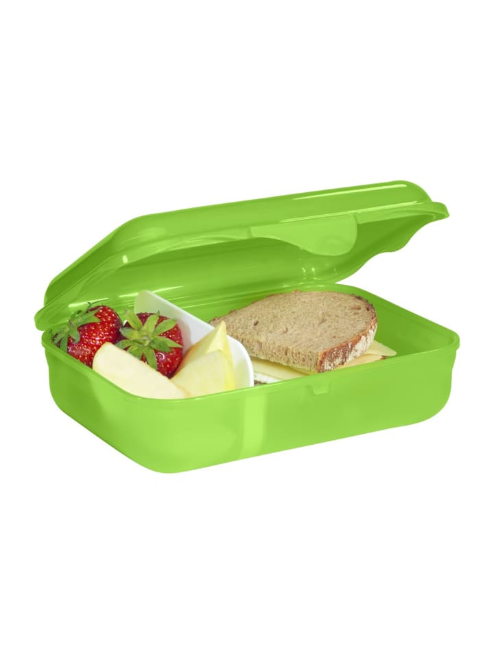 Step by Step Brotzeitbox, mit Klickverschluss in Ninja Kimo, Grün günstig kaufen onesize