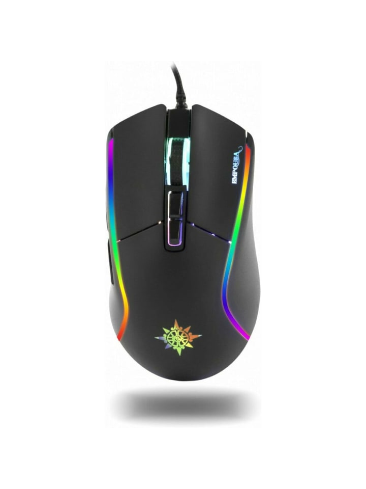 Inca Inca IMG-GT16 PRO Optisch Gaming Maus 6400 DPI RGB-Logo-Effekt in schwarz günstig kaufen onesize