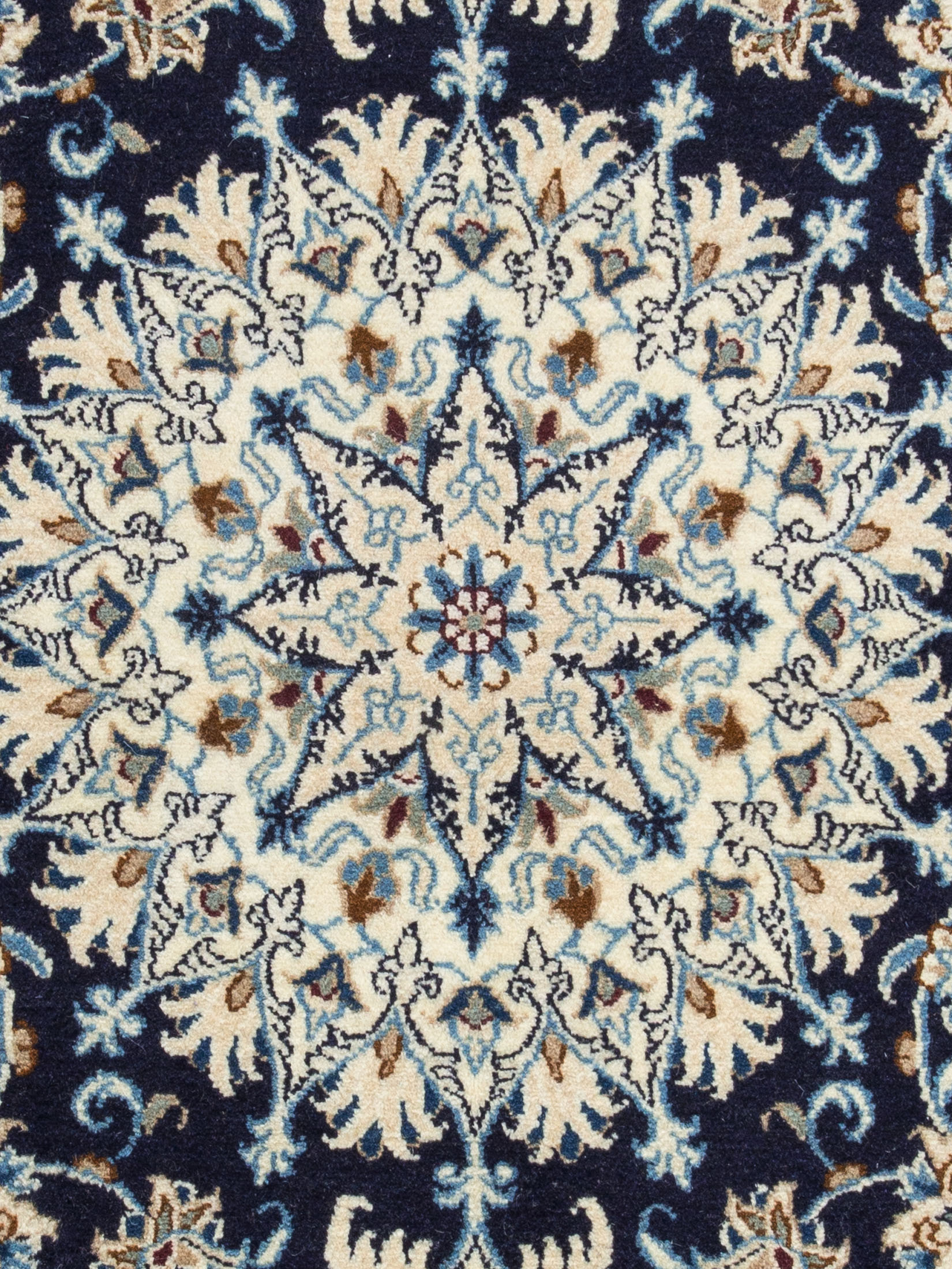 Kaschmar Nain 12 Lah ca. 195 x 200 cm, Unikat / Einzelstück