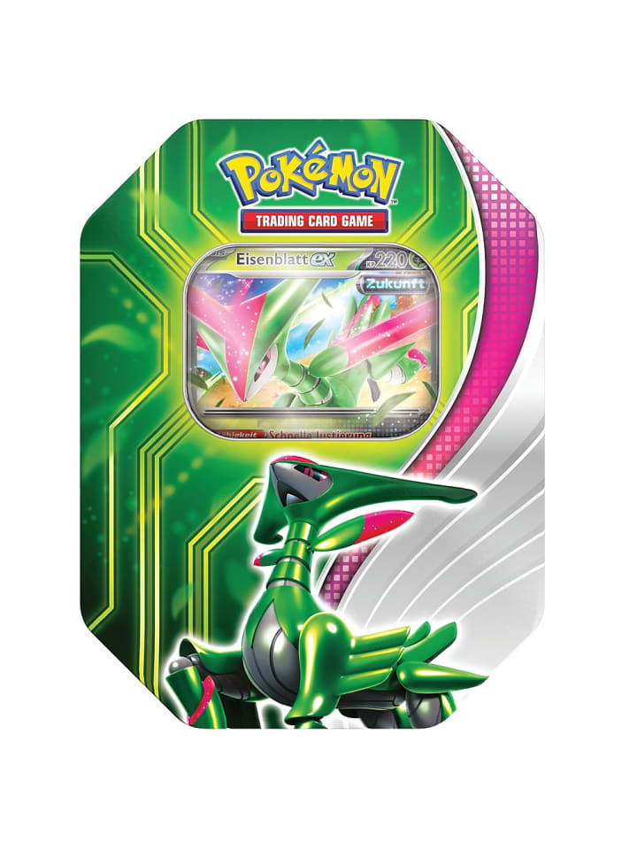 Pokémon Tin Box Eisenblatt | Pokemon | Sammel-Karten | Kollektion deutsch günstig kaufen onesize