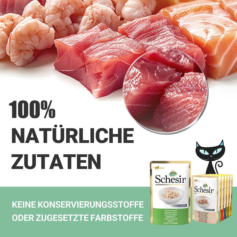 Schesir Jelly Pouch 6 x 85 g zu TOP-Preisen