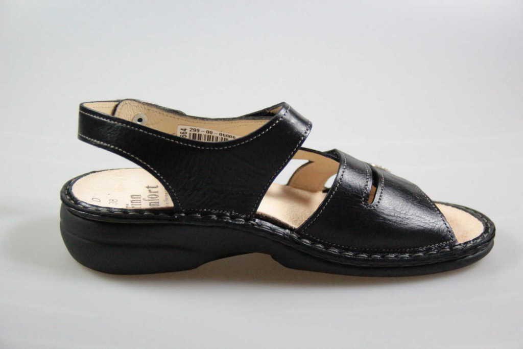 FINN COMFORT Komfort Sandalen schwarz