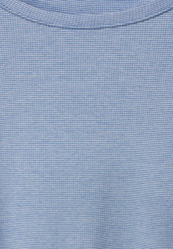 CECIL Rippshirt mit 3/4 Ärmel