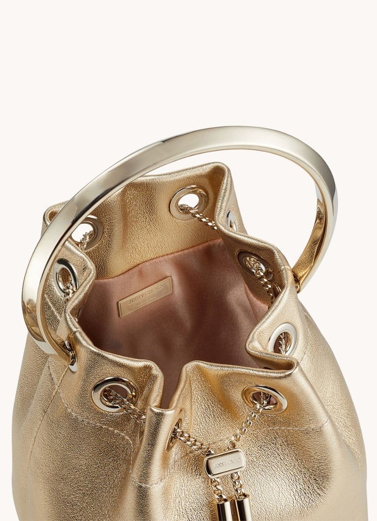 Geantă de mână Jimmy Choo Bon Bon din piele de miel