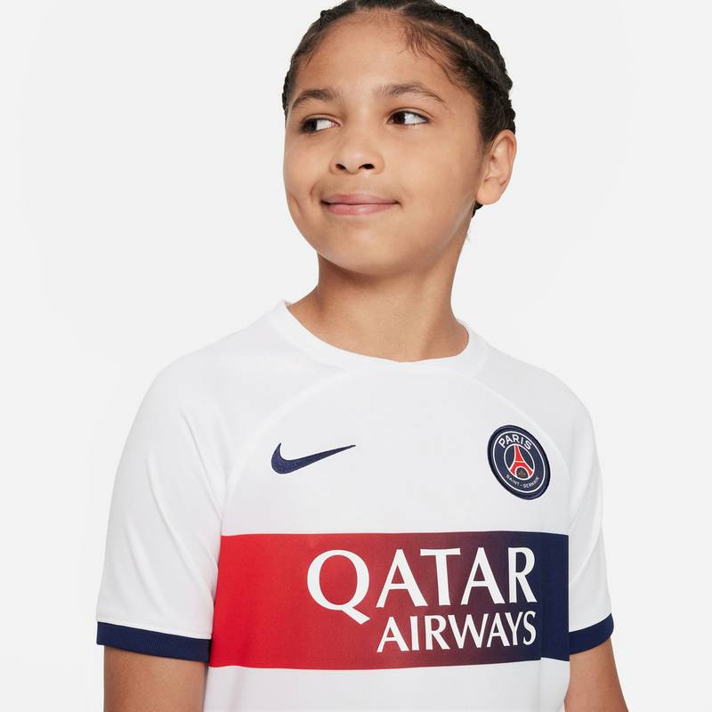 Nike Paris Saint-Germain 23-24 Auswärts Teamtrikot Kinder