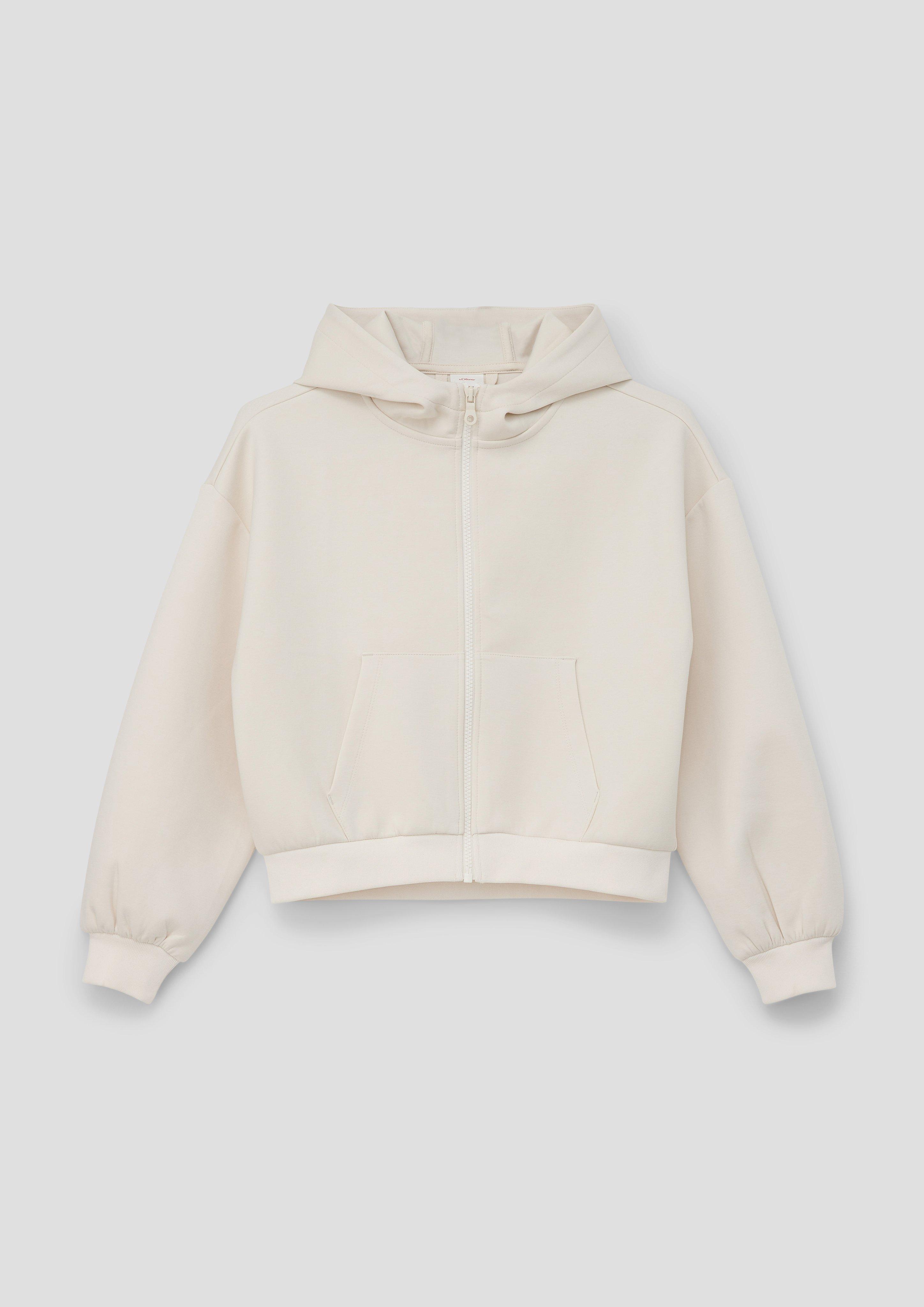 Sweatshirt-Jacke aus Scuba  2140217-0330