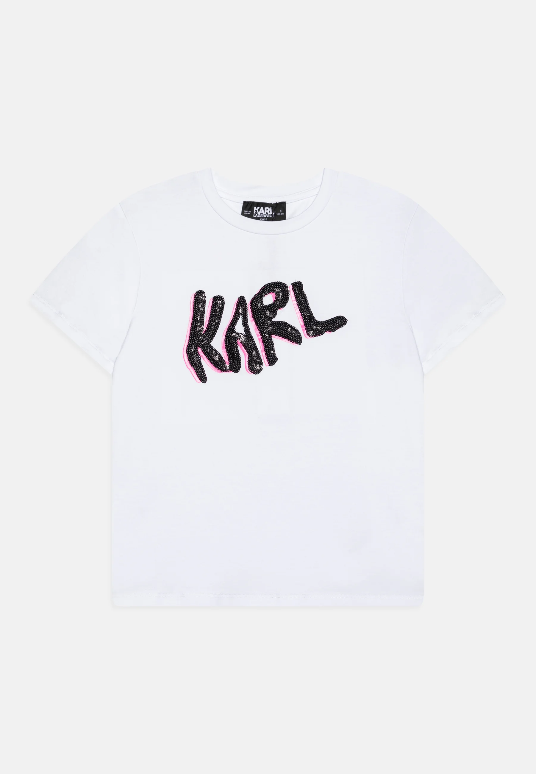 Camiseta infantil con estampado de KARL LAGERFELD