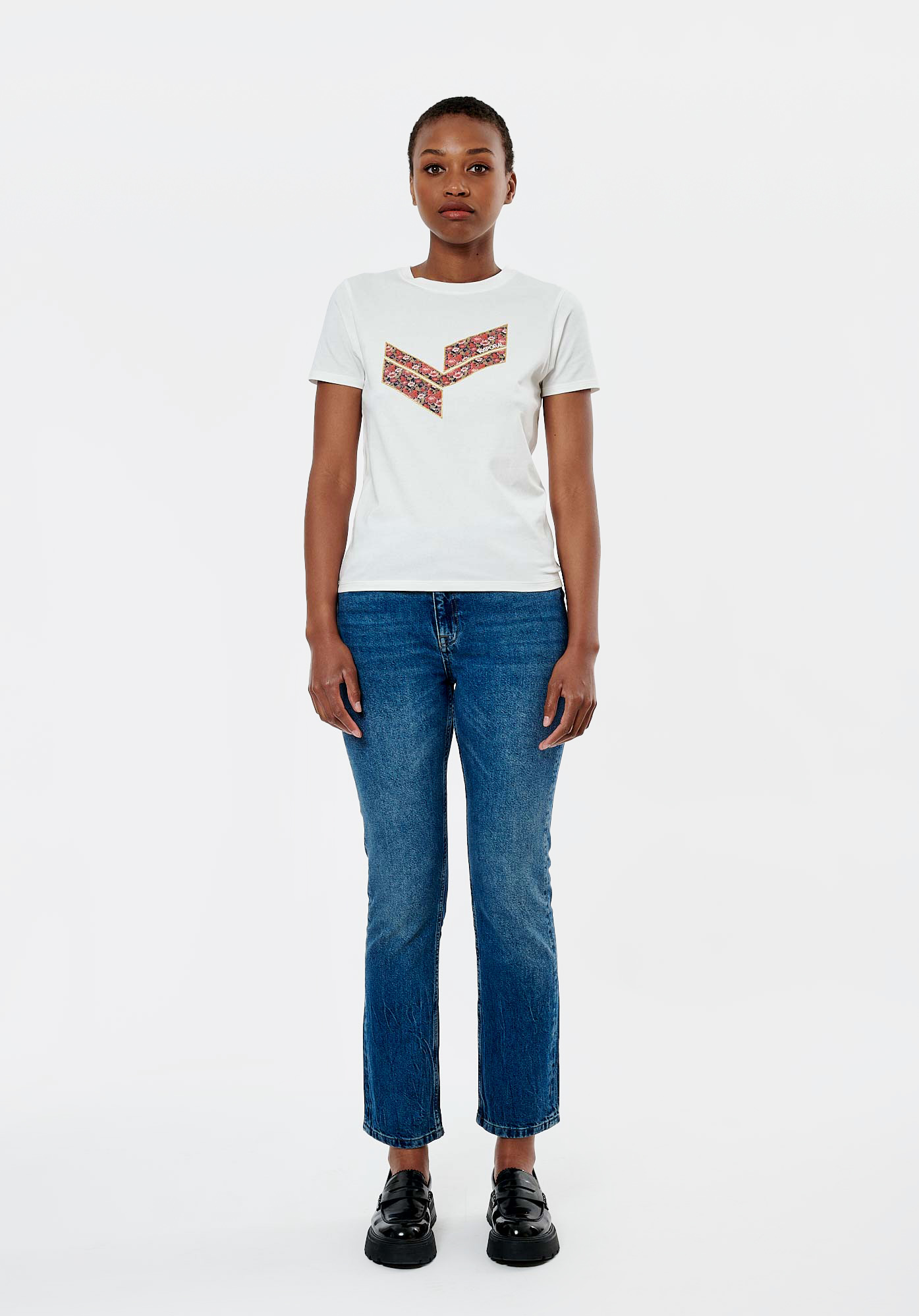 LOVET  T-shirt blanc Femme