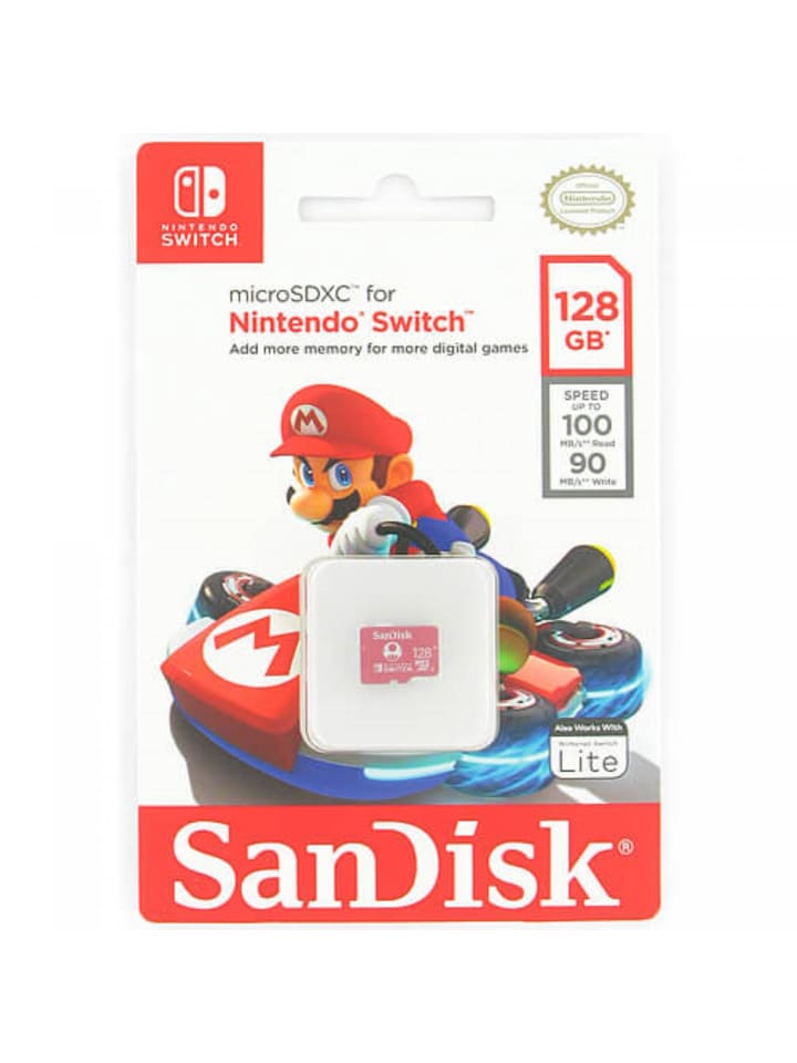 SanDisk Speicherkarte 128GB Speicherkarte kompatibel Nintendo in Schwarz günstig kaufen onesize