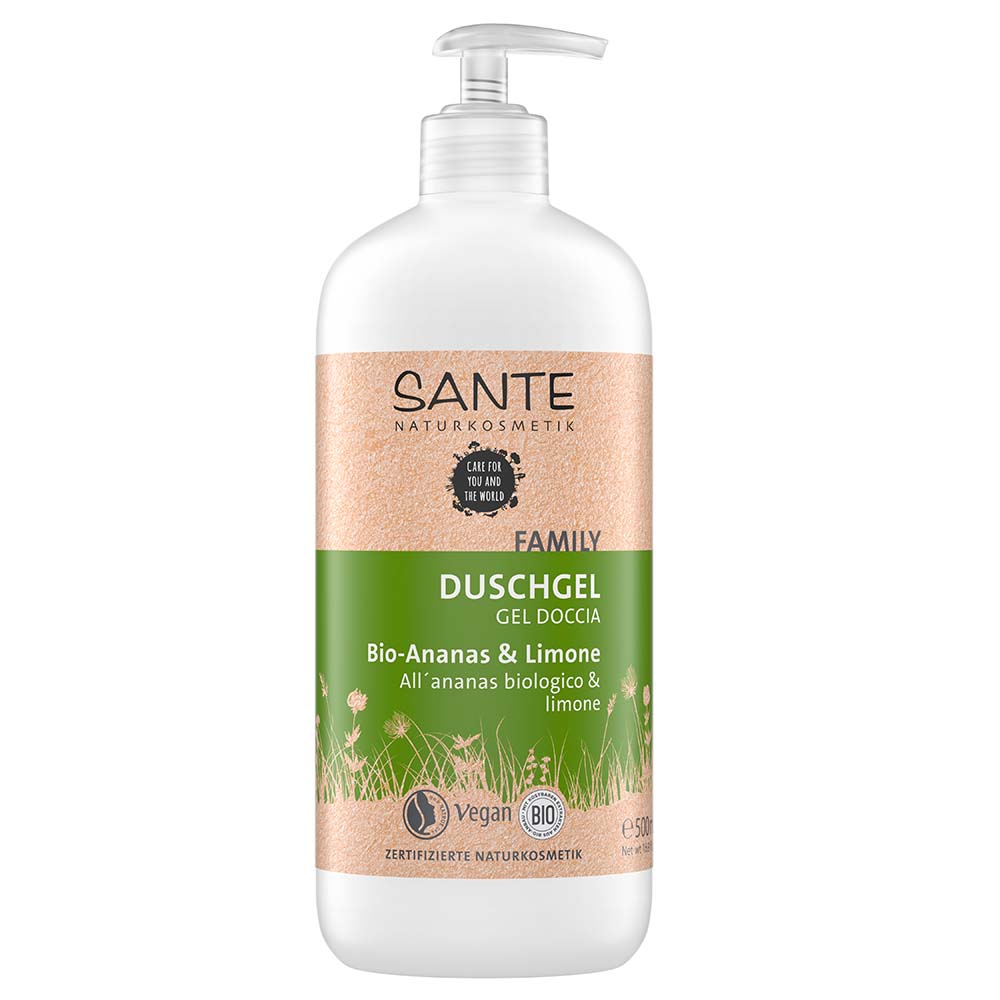 SANTE FAMILY Duschgel Bio-Ananas & Limone 500 ml