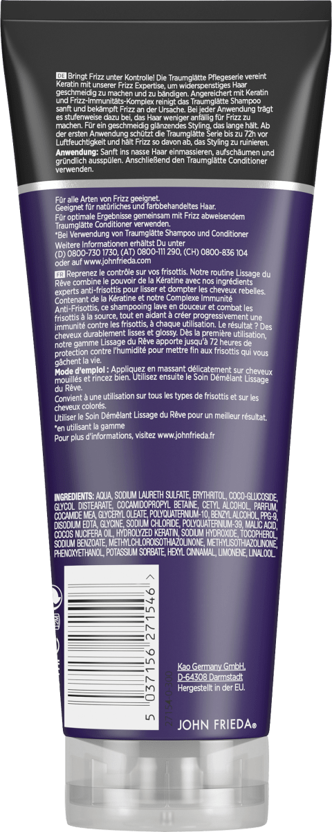 Shampoo Frizz Ease Traumglätte, 250 ml