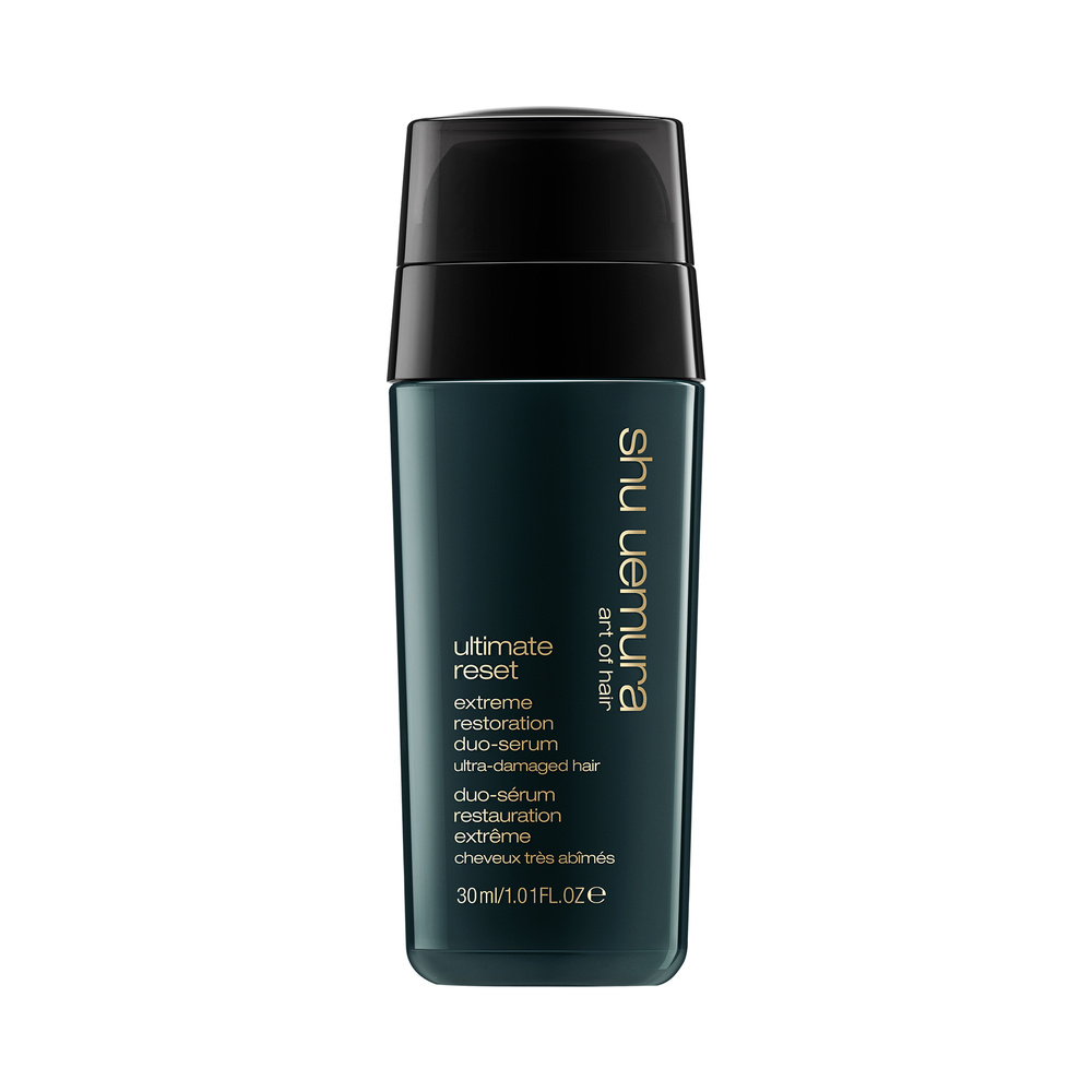 shu uemura art of hair sérum ultimate reset duo-sérum cheveux très abimés