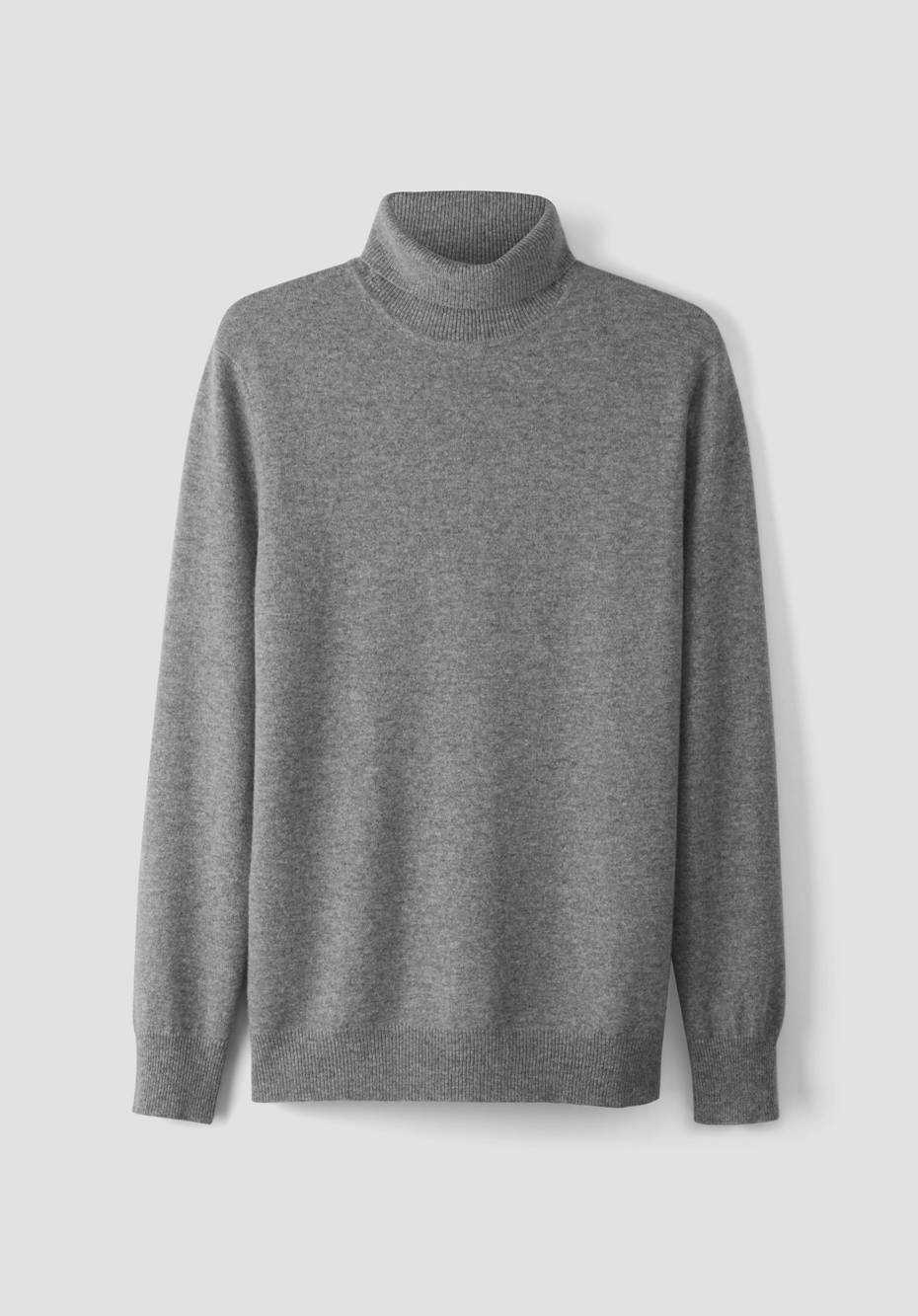 Rollkragen-Pullover aus Schurwolle mit Kaschmir