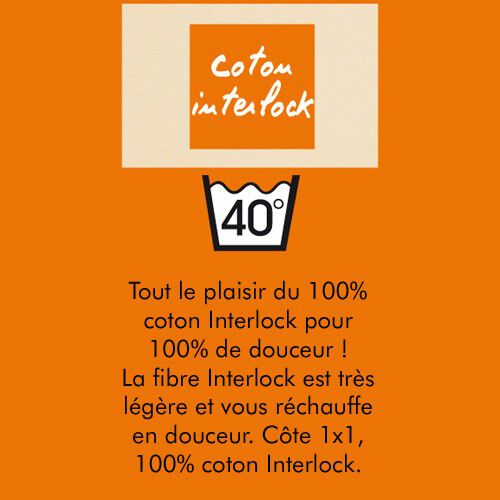 Tee-shirt sous-vêtement homme col V manches courtes coton