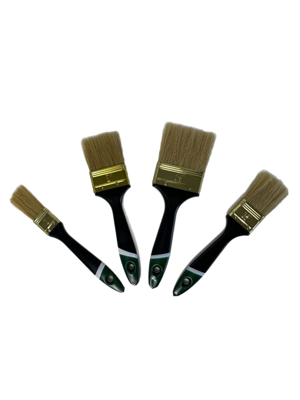 Vago-Tools Malerpinsel Lasur Pinsel 48 tlg Set Flachpinsel 25/38/50/63 mm je 12
