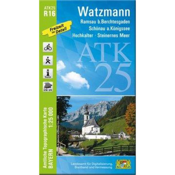 Watzmann 1 : 25 000 - Wanderkarte