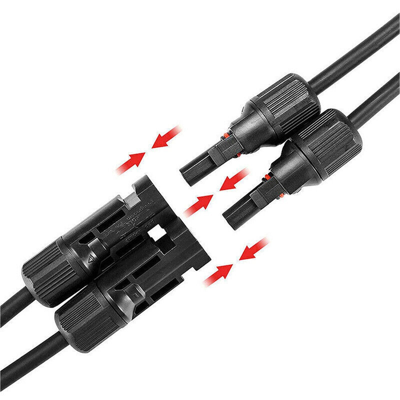 PFCTART Solarmodul Solarmodul-Adapterkabel (1 Paar mit 2 Streifen), Adapter, (2-St)